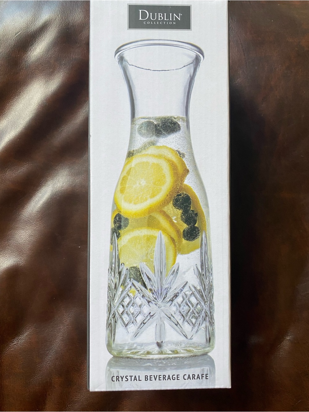 Dublin Crystal Carafe by Godinger. 32oz